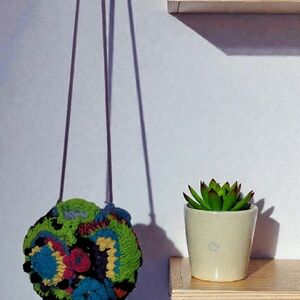 Vibrant Crochet Wall Hanging Art